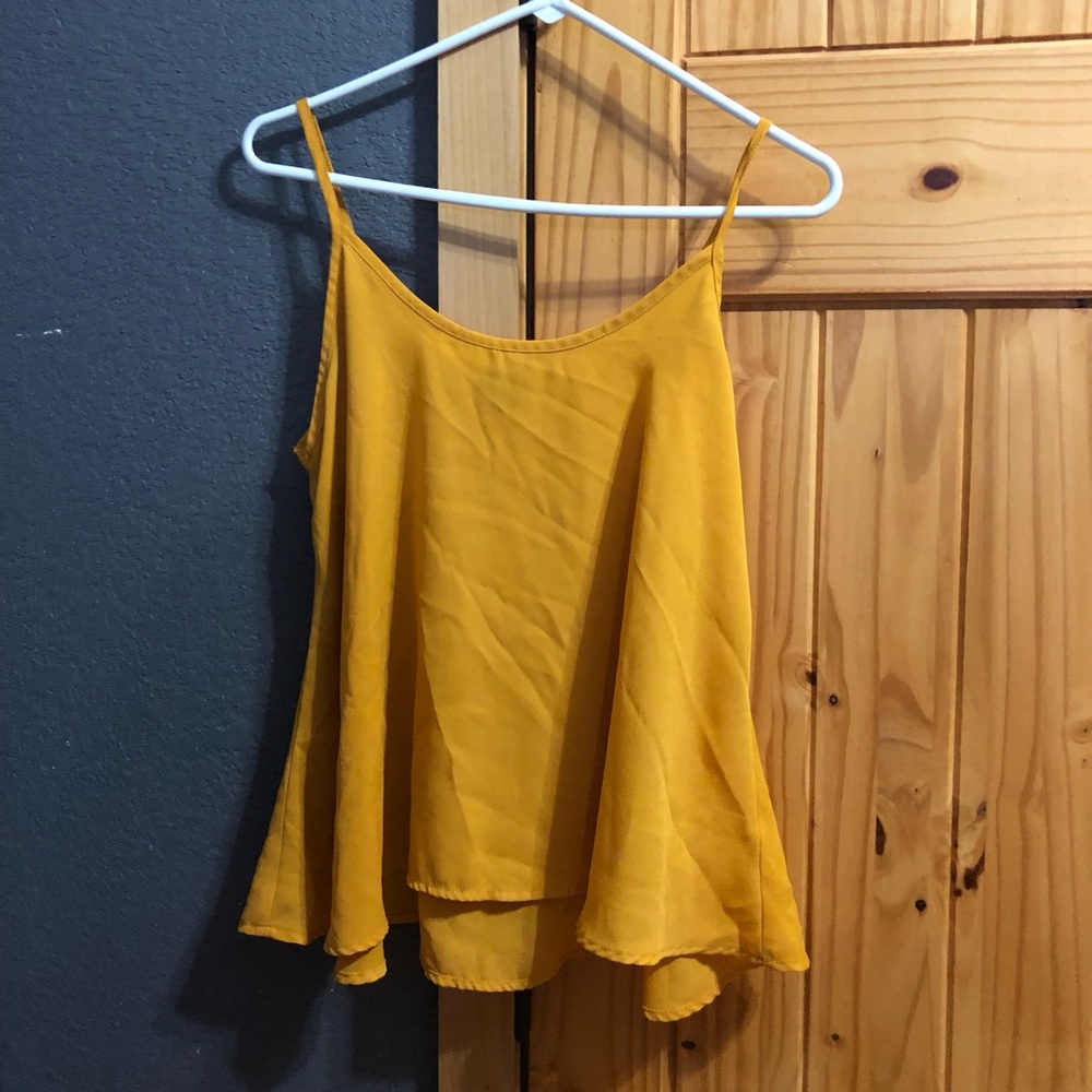 Mustard yellow Tank top